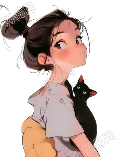 可爱小女孩元素