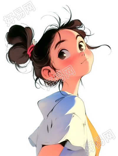 可爱小女孩素材