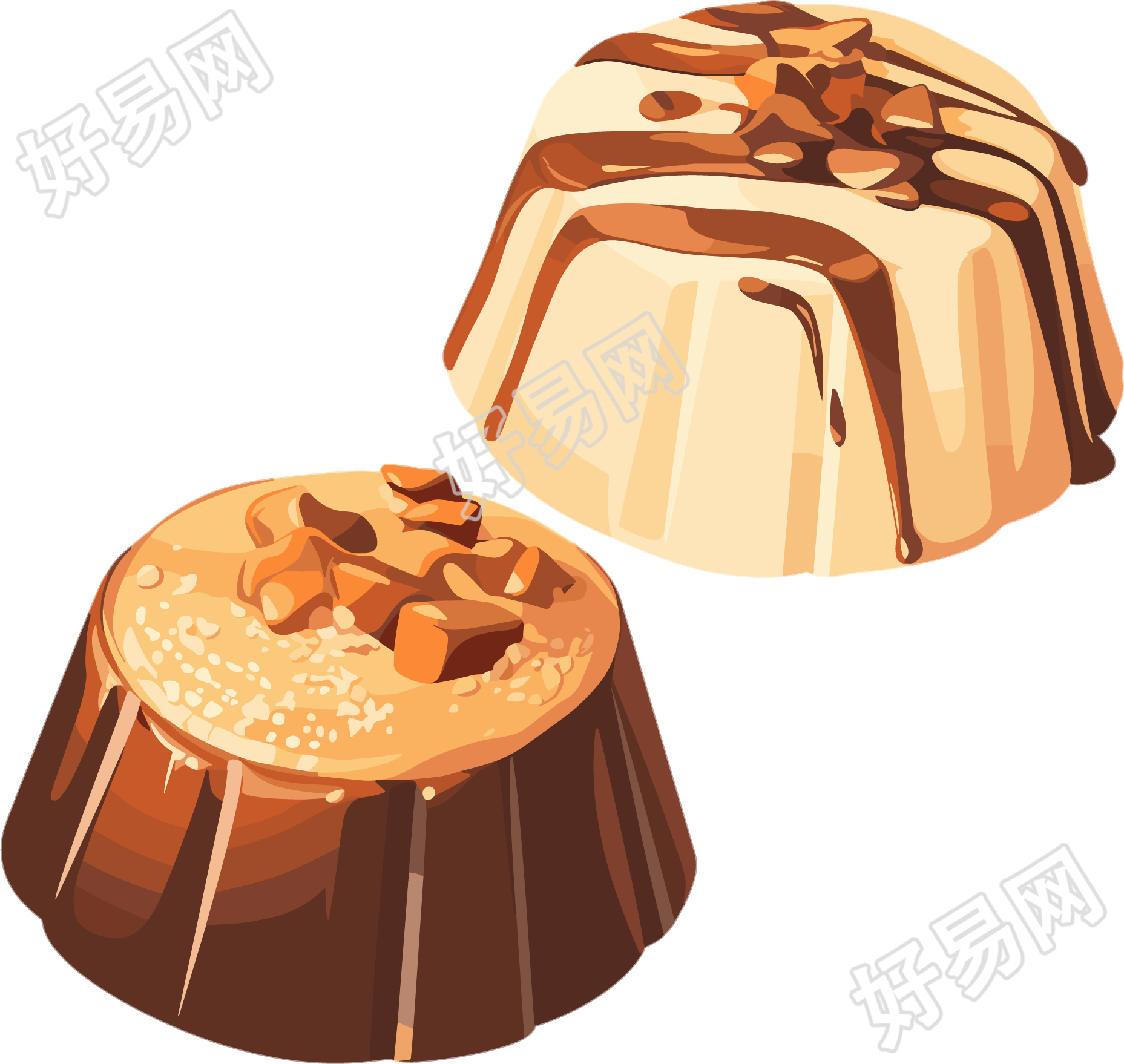 咖啡糖插图素材