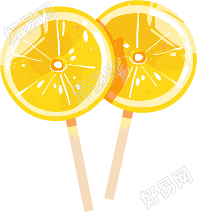 柠檬糖矢量图形素材