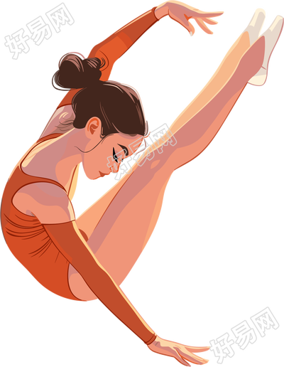 艺术体操插画