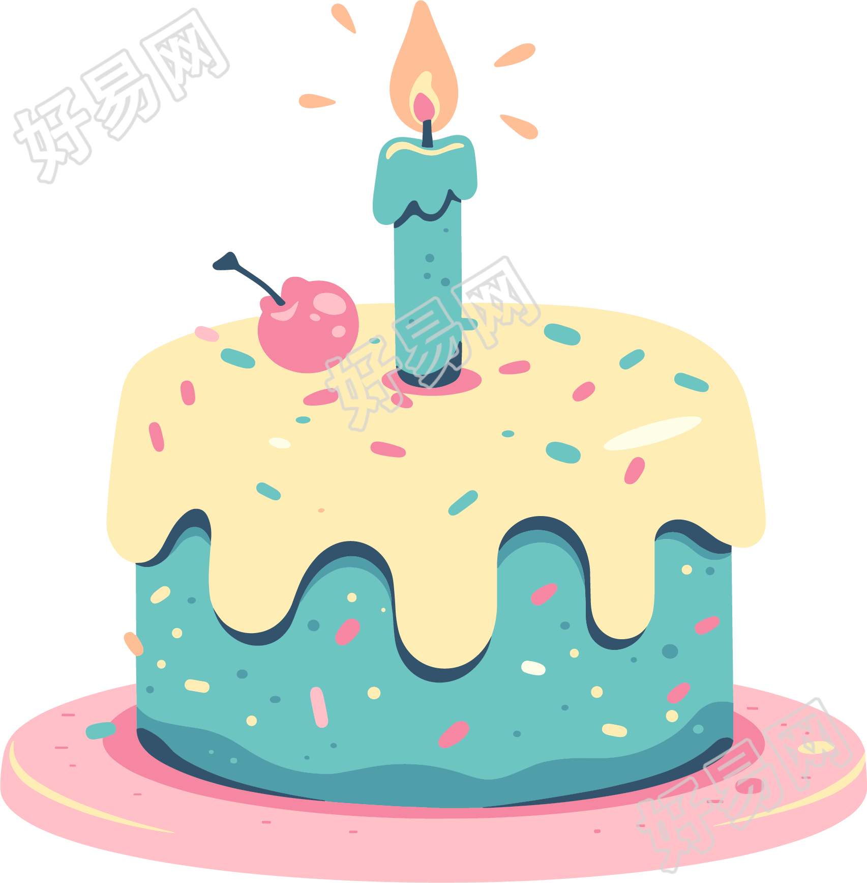 生日蛋糕生日派对插图