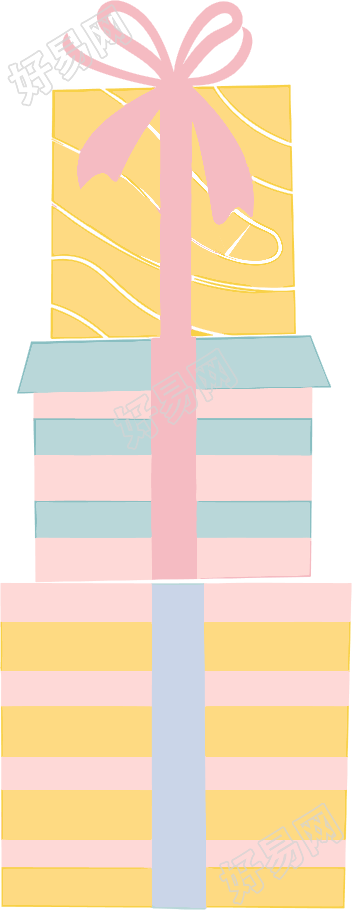生日礼物卡通插图