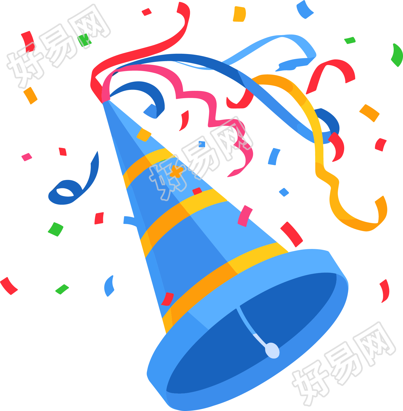 生日派对生日礼花素材