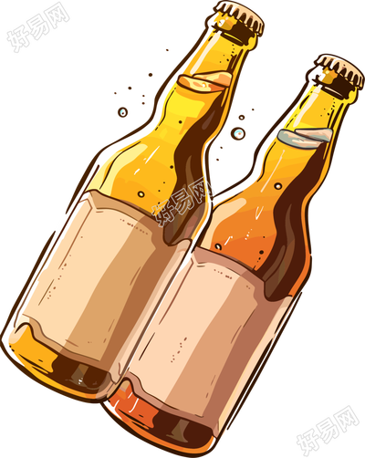 啤酒节啤酒瓶素材
