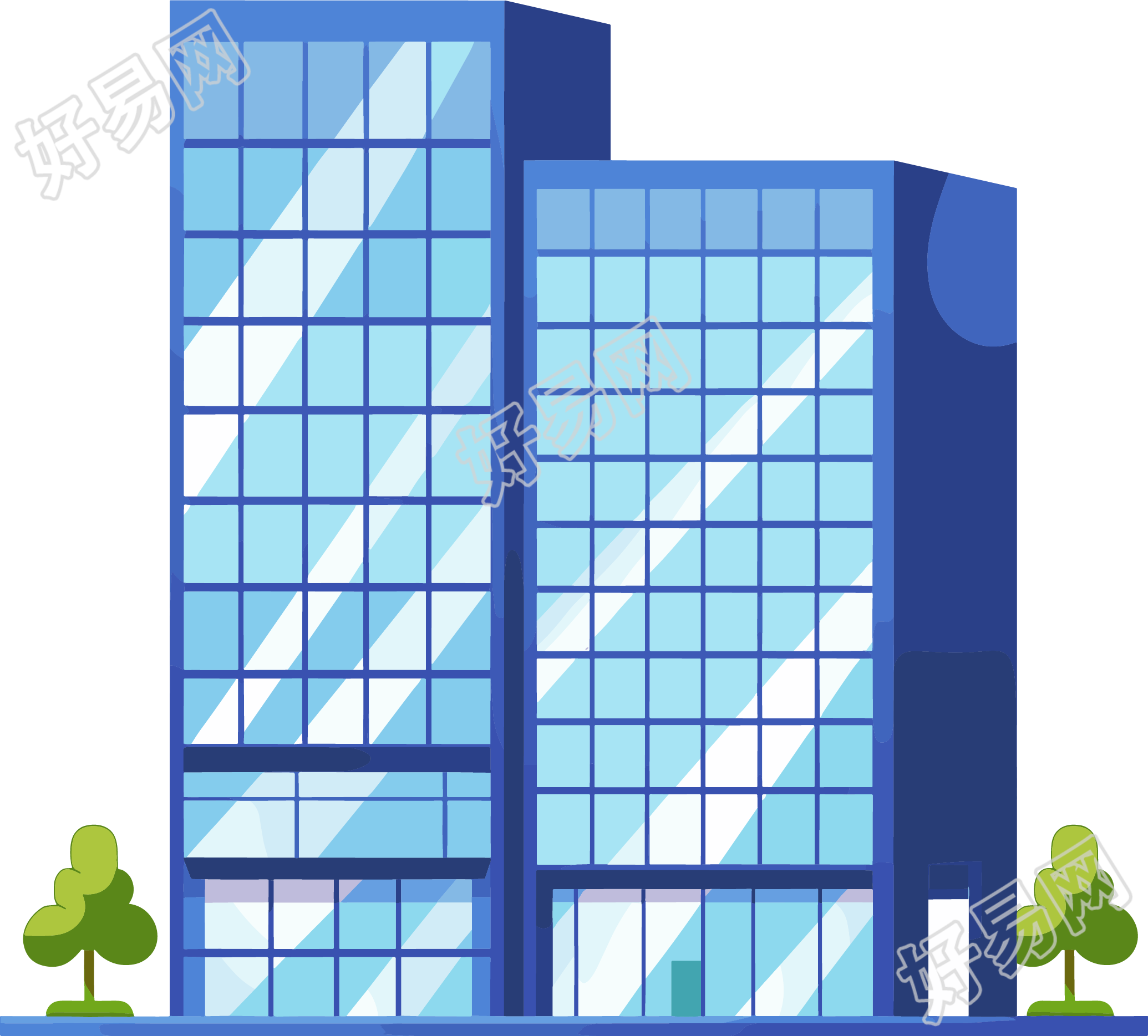 现代建筑插图