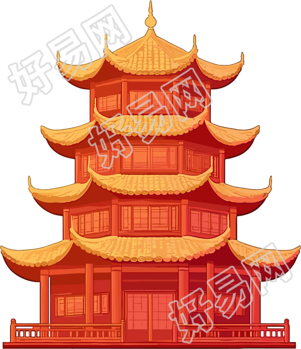 古风建筑素材