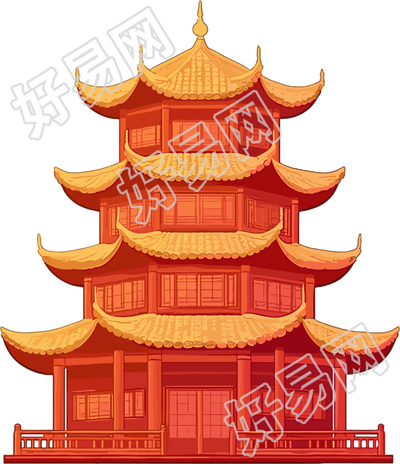 古风建筑素材