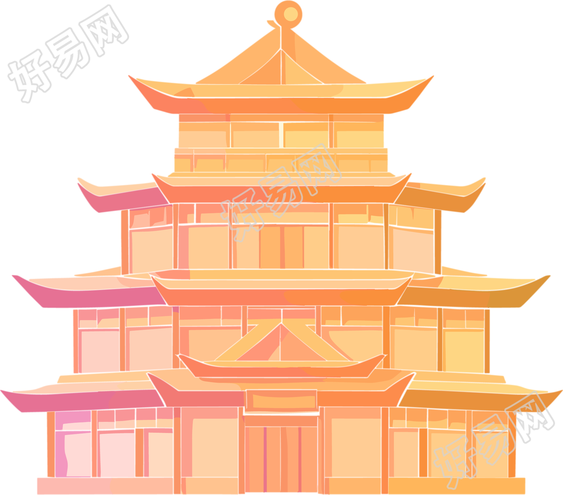 古风建筑插图