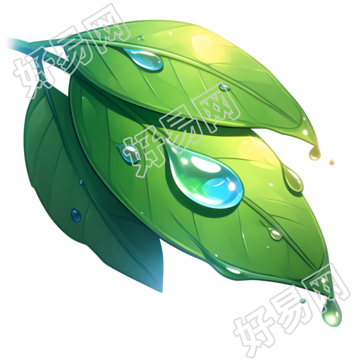 叶片露水素材