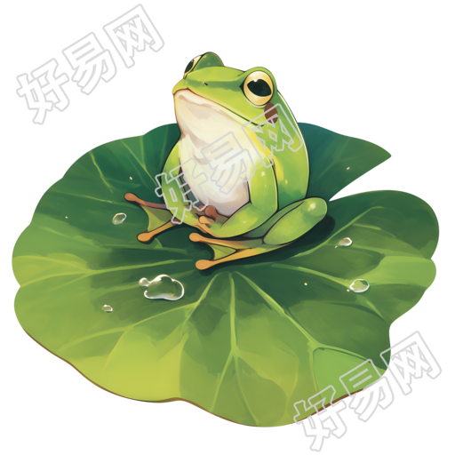 小青蛙荷叶露水元素