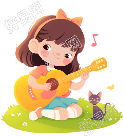 卡通人物插图素材