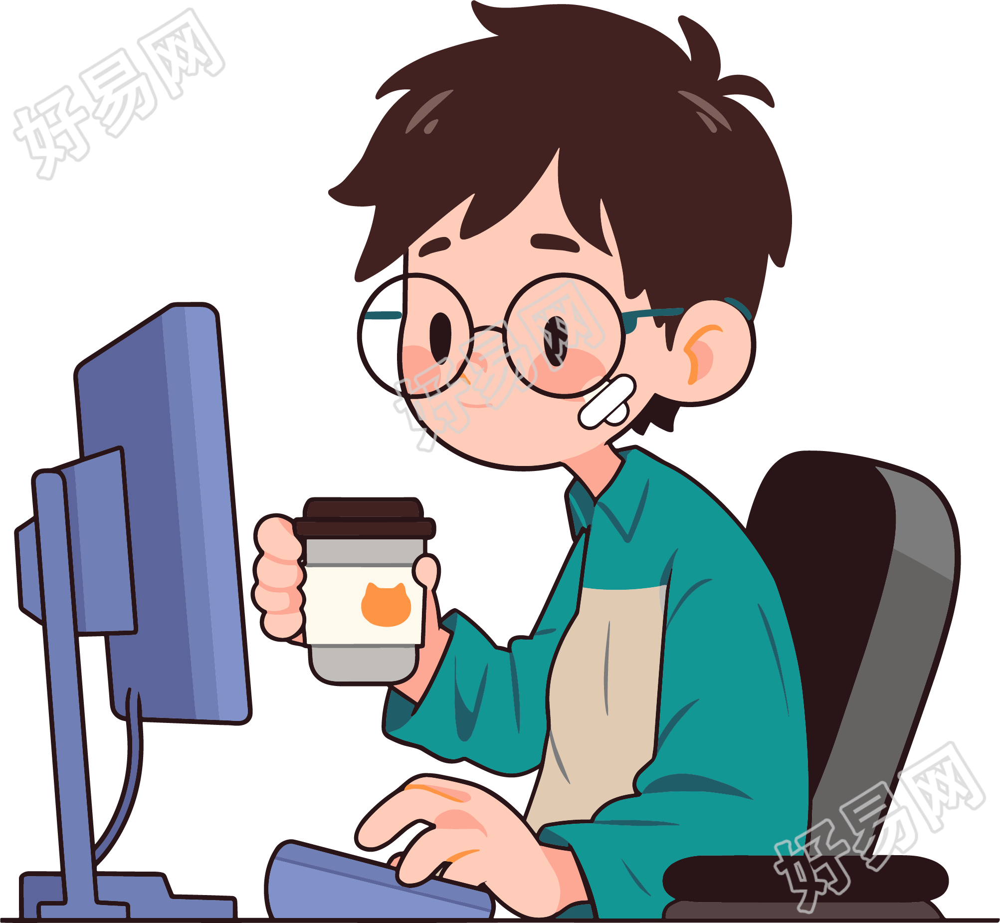 卡通人物职业形象素材