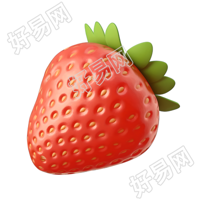3D草莓高清图形素材
