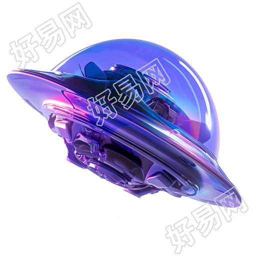 飞船平面插画