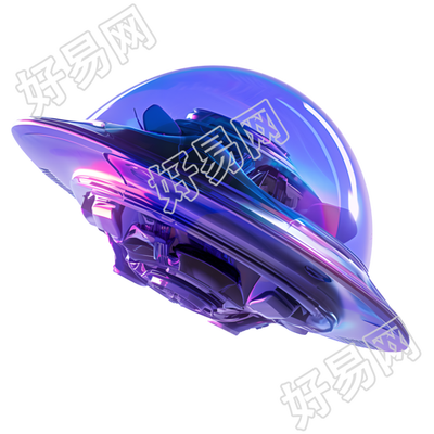 飞船平面插画
