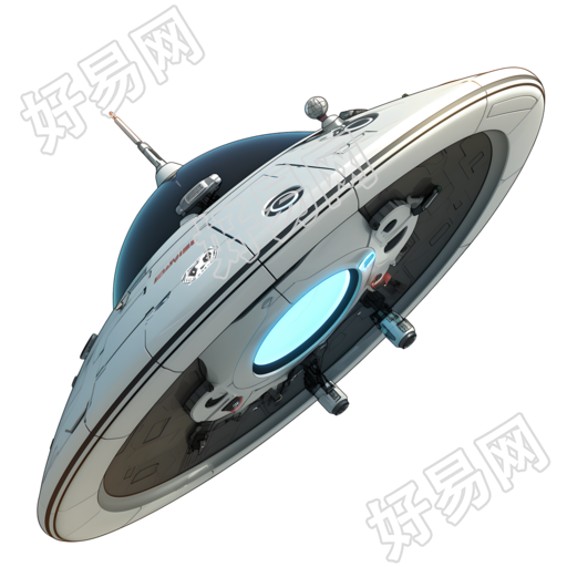 飞船插画设计元素