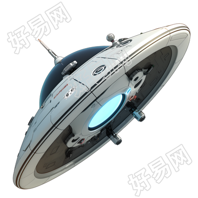 飞船插画设计元素