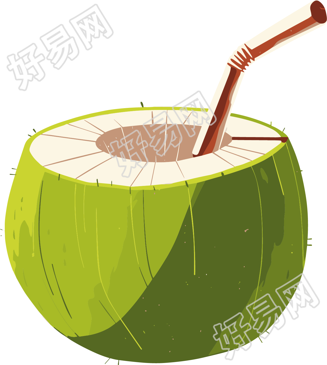 椰汁高清素材
