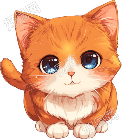 日系猫咪插画