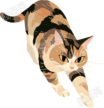 日系猫咪PNG素材