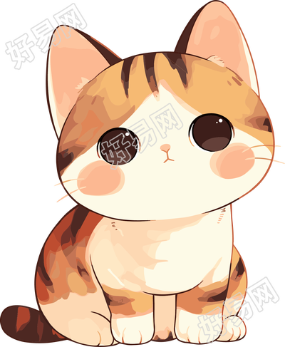 日系猫咪卡通素材