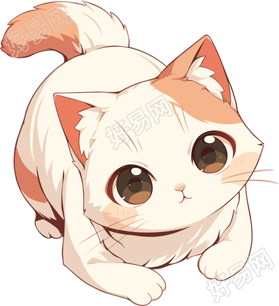 日系猫咪插画设计元素