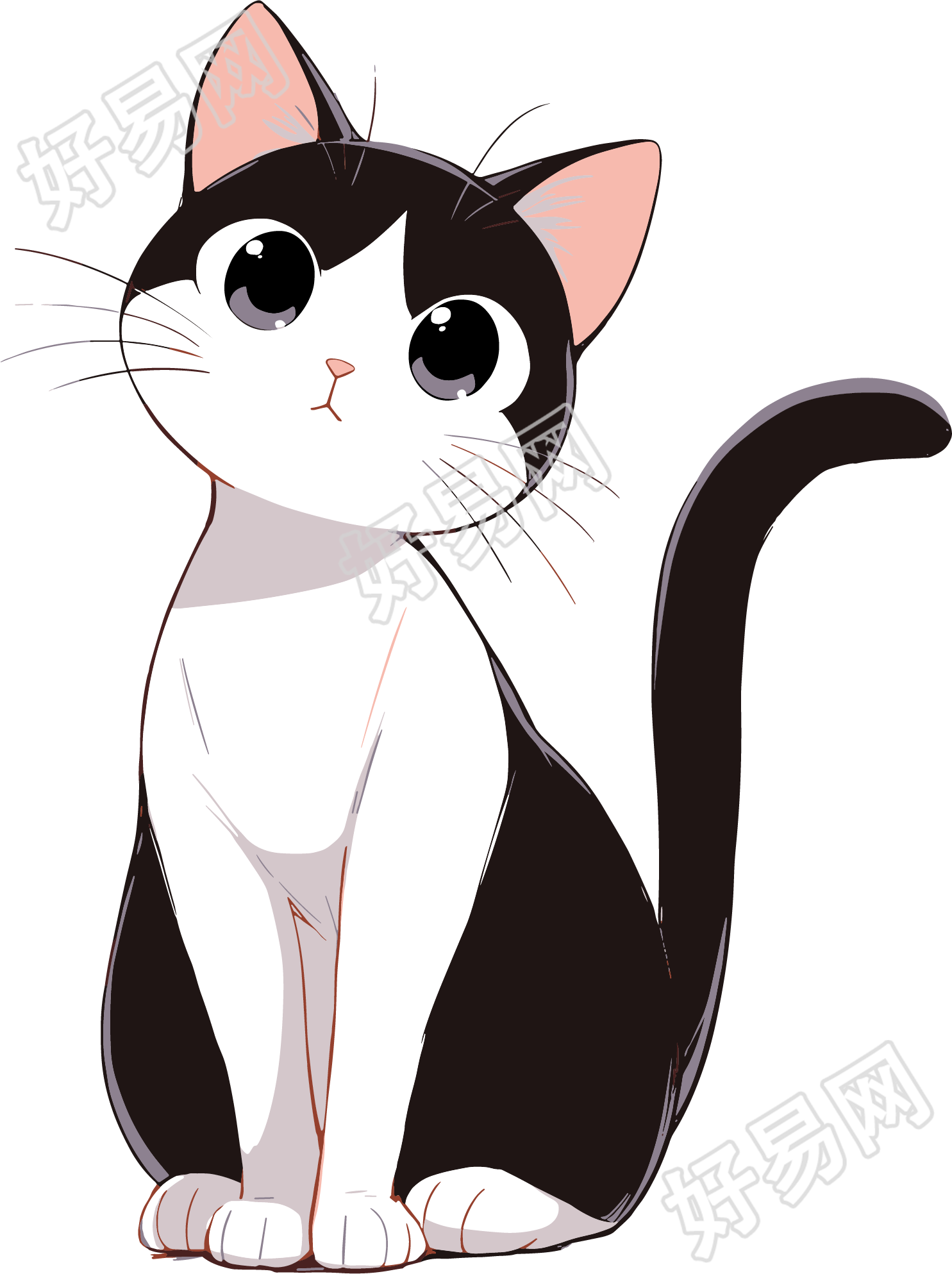 日系猫咪可爱素材