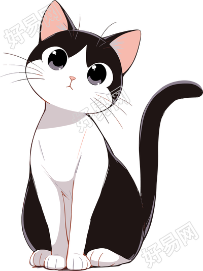 日系猫咪可爱素材