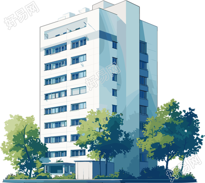 建筑矢量插画