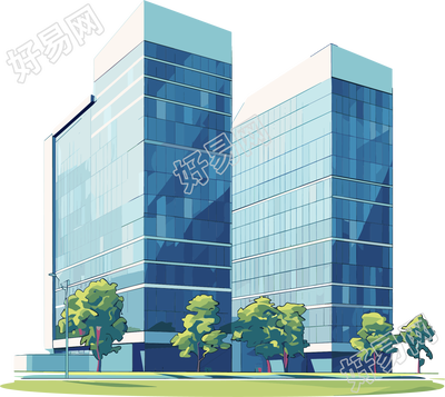 建筑可商用插图