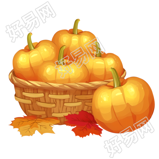 立秋南瓜插画