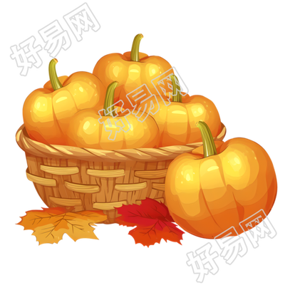 立秋南瓜插画
