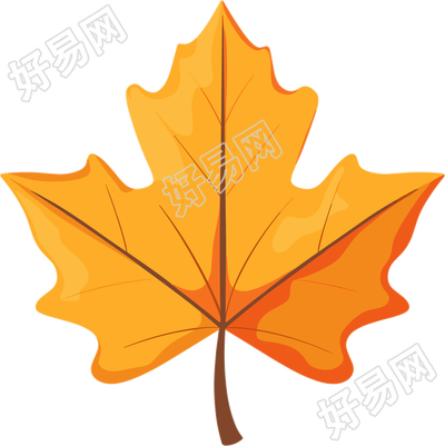 立秋枫叶PNG元素