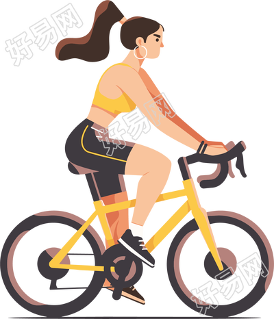 健身女孩插图