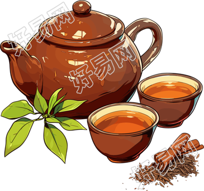 药茶PNG商用素材
