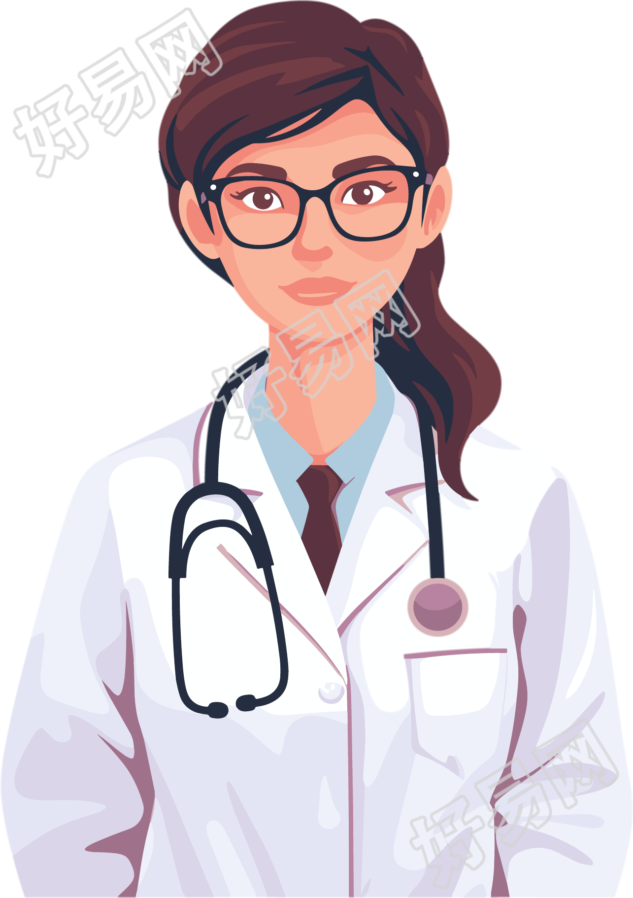医师创意插图