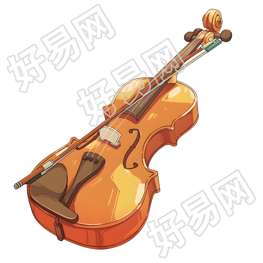 小提琴简约素材