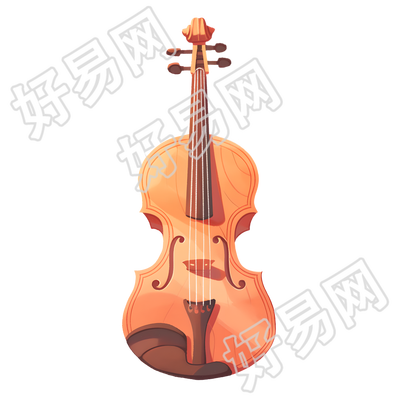 小提琴简单插图