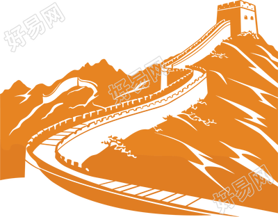 长城矢量图形素材