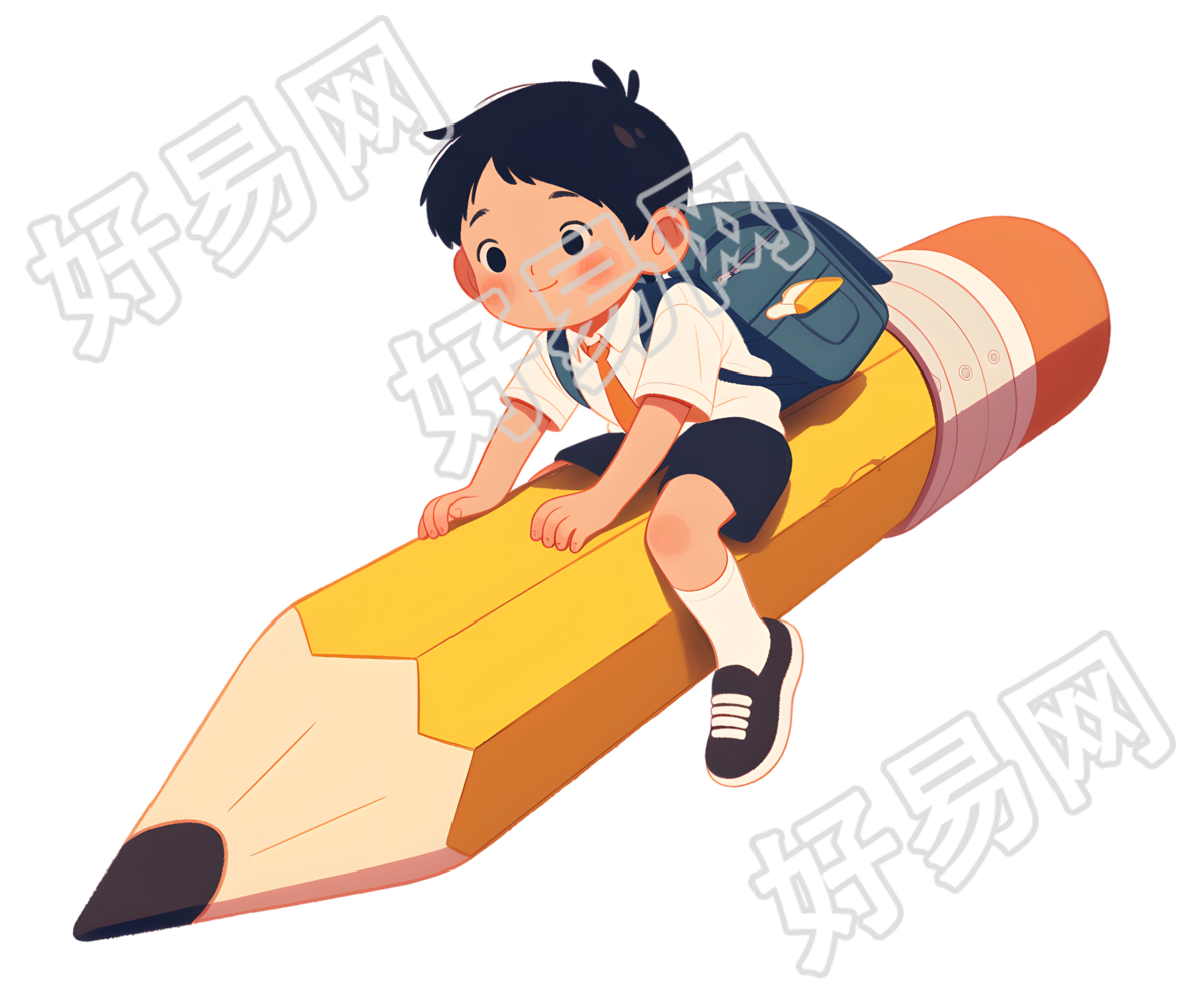 开学学生元素