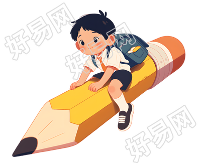 开学学生元素