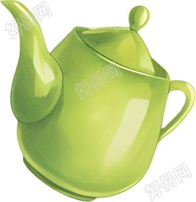 白露茶插画设计元素