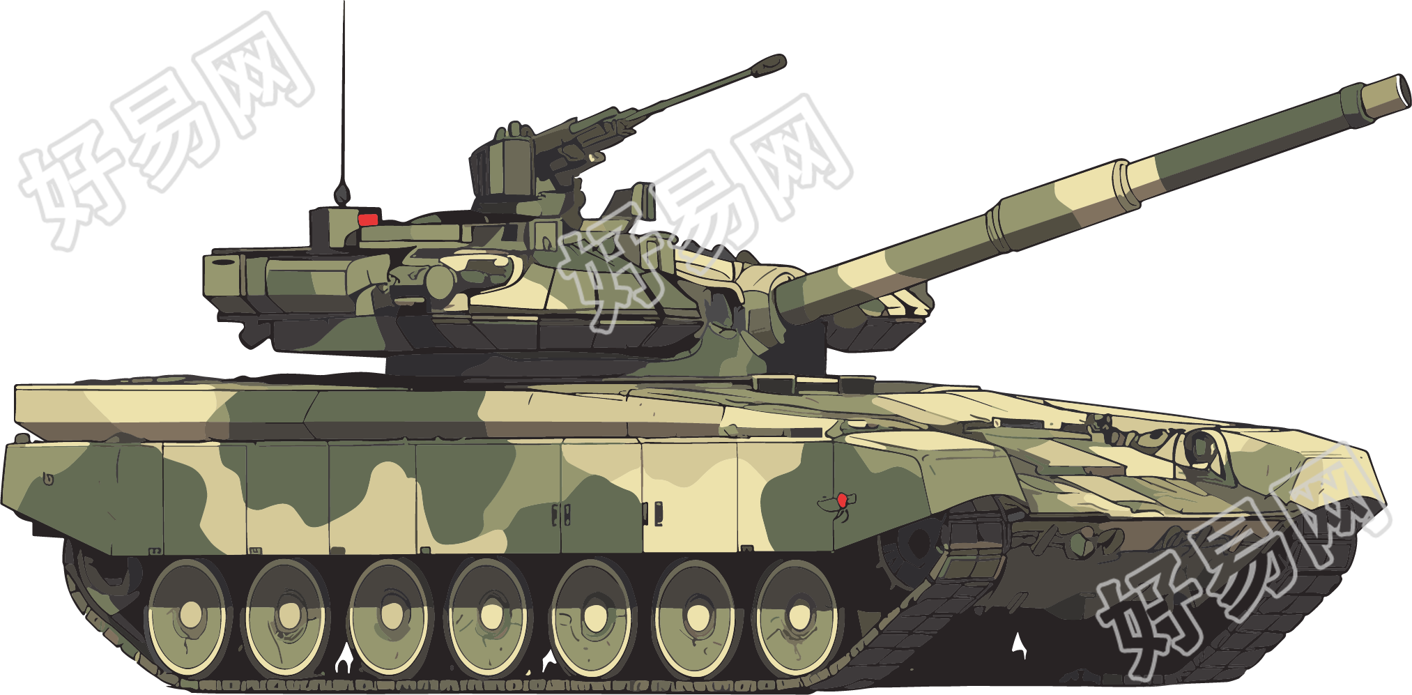军队坦克插图