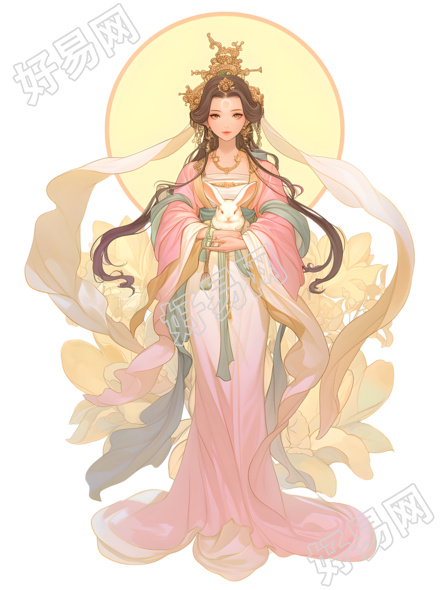 嫦娥玉兔素材
