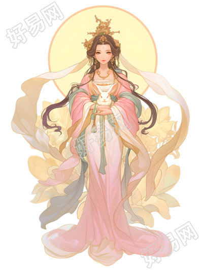 嫦娥玉兔素材