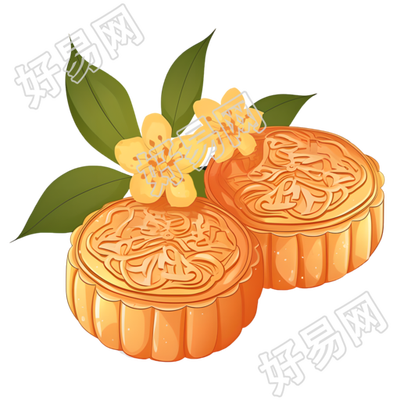 月饼插图素材