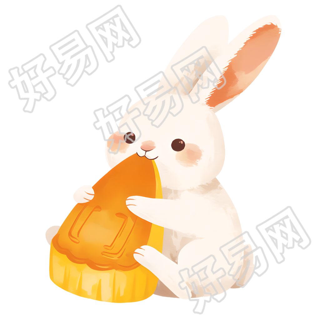 玉兔月饼商用素材