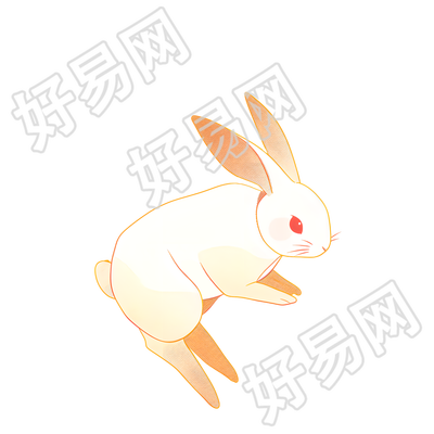 玉兔可爱素材