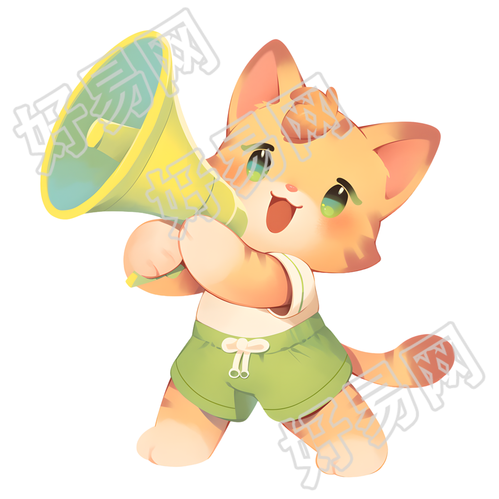 猫咪可爱插图